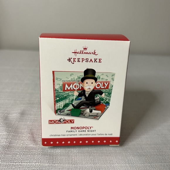 Hallmark Keepsake Ornament 2015 Monopoly #2 in the series Family Game Night - Picture 1 of 4